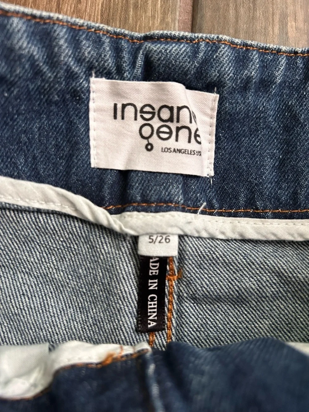 NWT Insane Gene High Rise Balloon Jeans Dark Wash Sz 5
